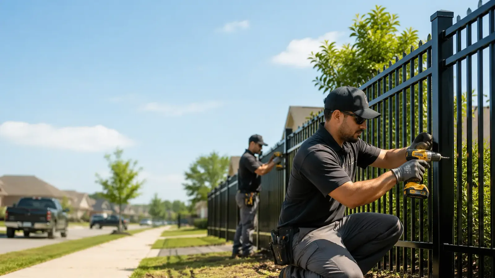 Metal Fence Installation in Silver Lake, IN